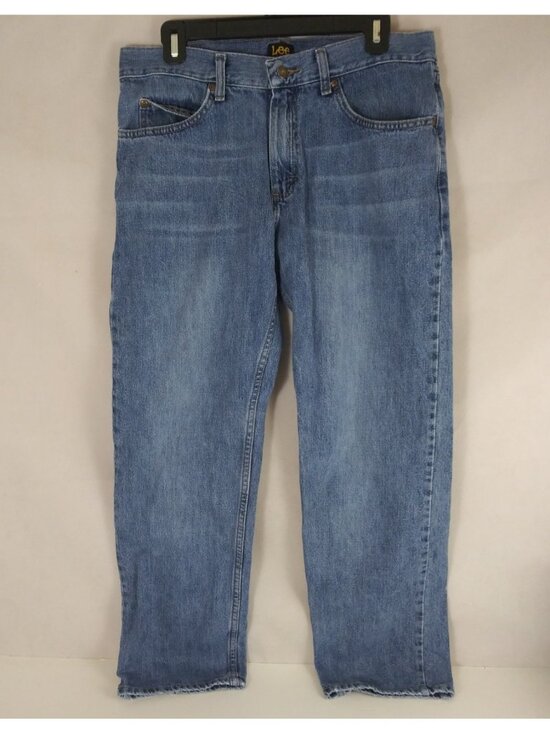 Lee Other - Lee Regular Fit Men's Distressed Bootcut 100% Cotton Jeans Size 33x30
